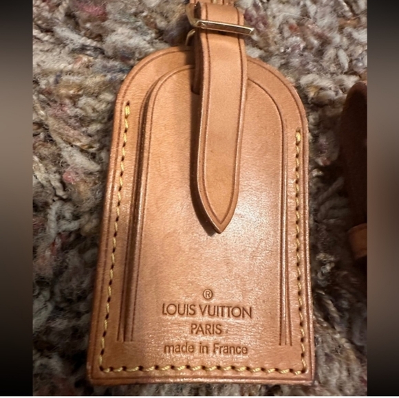 Louis Vuitton Accessories - 3 pc Louis Vuitton  luggage tag and strap.new